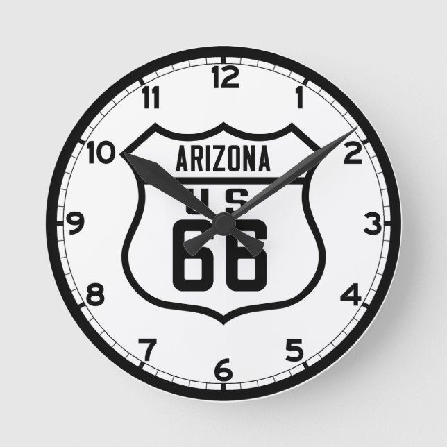 Horloge Ronde Route 66 - Arizona (Recto)