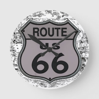 Horloge Ronde Route 66 Round clock