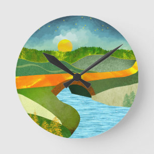 Horloge Ronde Route d'or