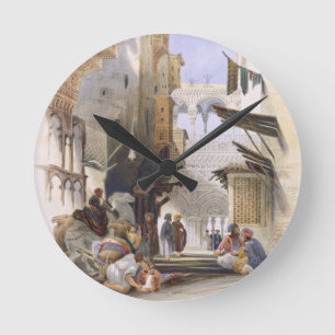 Horloge Ronde Rue menant à l'EL Azhar, le Caire grand, pub. 184