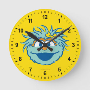 Horloge Ronde Rue Sésame Rosita Smile