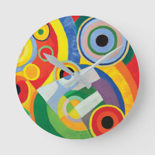Horloge Ronde Rythme de la joie de vivre by Robert Delaunay