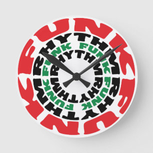 Horloge Ronde Rythme funk Funk Rhythme funk