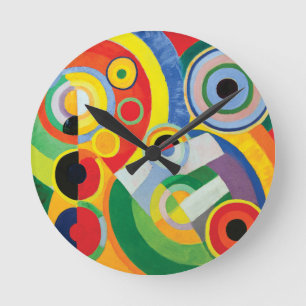 Horloge Ronde Rythme Joie de Vivre par Robert Delaunay