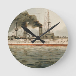Horloge Ronde S.M. Kreuzer "Furst Bismarck" de Grosse (H.M.