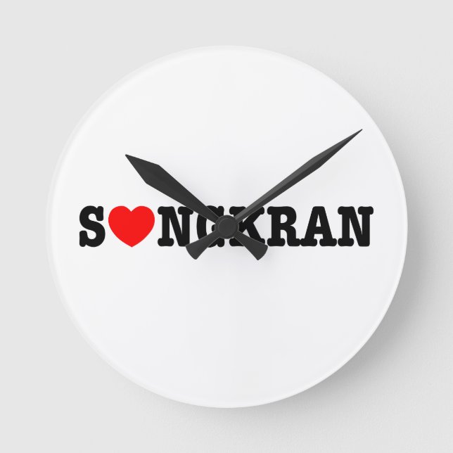 Horloge Ronde S❤NGKRAN ~ Heart (Love) Songkran (Recto)