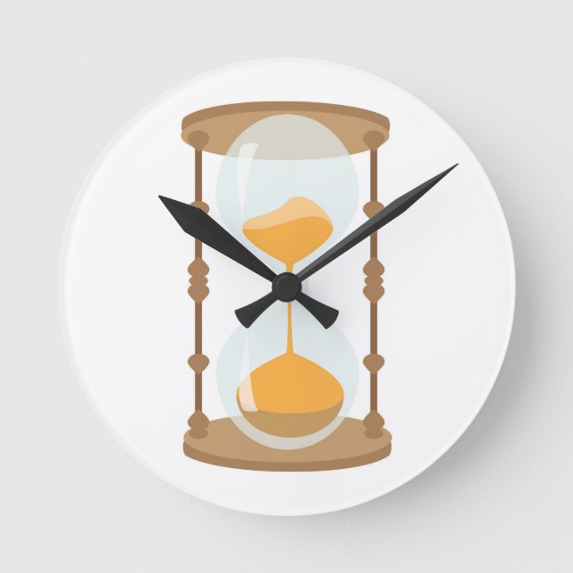 Horloge Ronde Sablier (Recto)