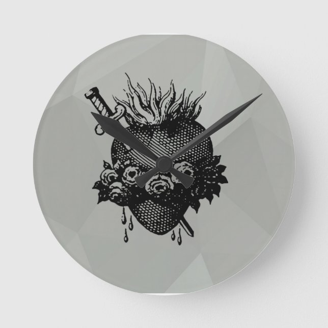 Horloge Ronde Sacré Cœur de Marie (Recto)