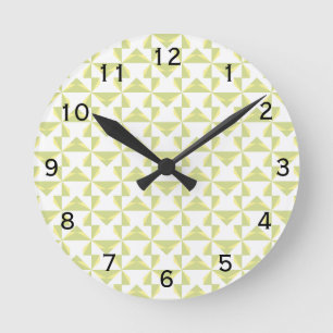 Horloge Ronde Sage Pinwheels
