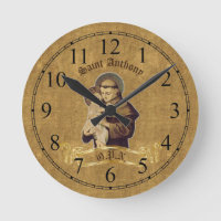Horloge ronde Saint Anthony