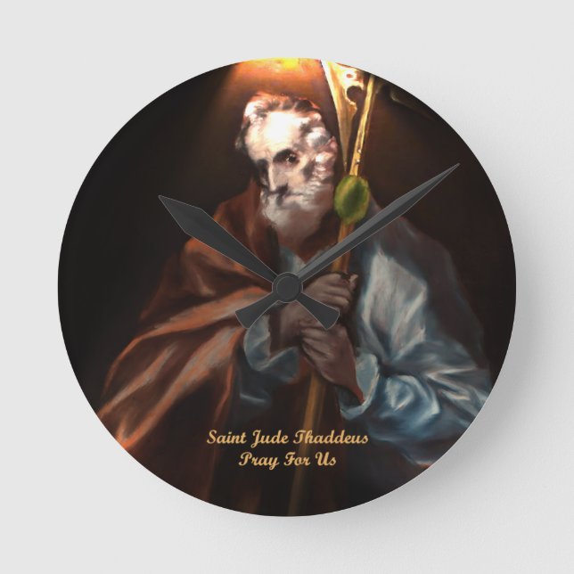Horloge Ronde Saint Jude Thaddée (Recto)