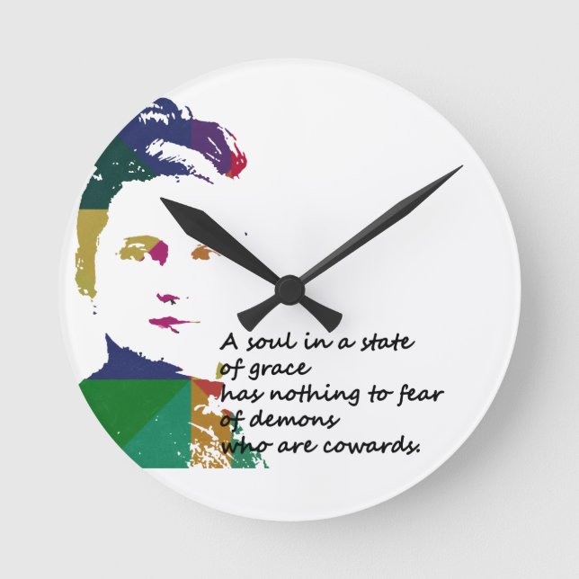 Horloge Ronde Saint Thérèse de Lisieux (Recto)