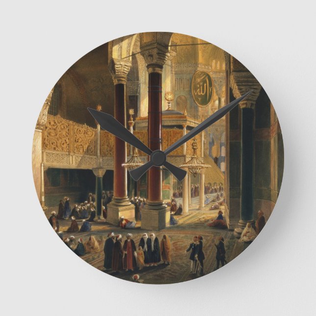 Horloge Ronde Sainte Sophie, plaque 8 : Galerie impériale et b (Recto)