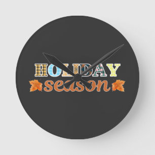 Horloge Ronde Saison des vacances