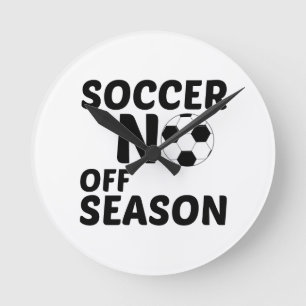 HORLOGE RONDE SAISON DU FOOTBALL