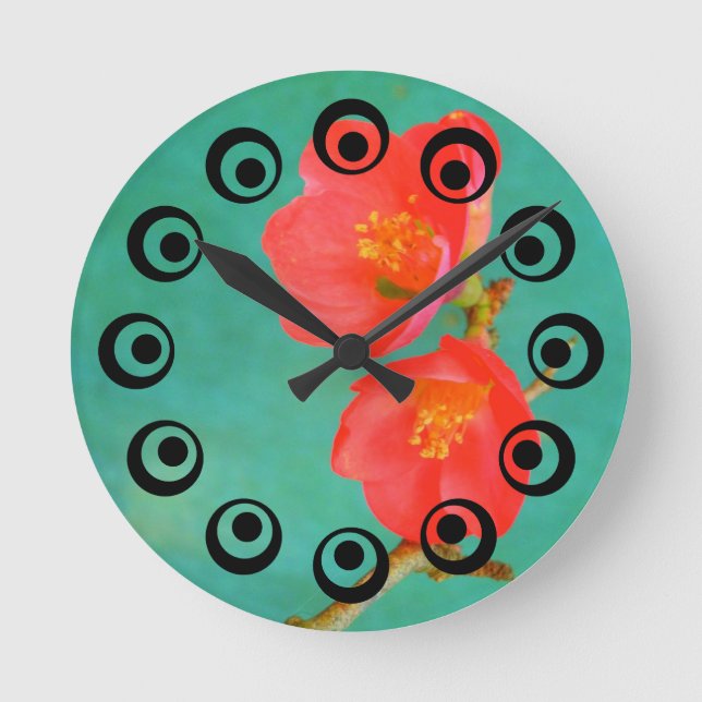 Horloge Ronde Sakura Blossom Wall Clock (Recto)