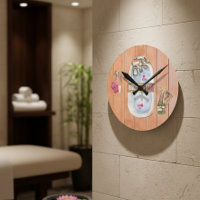 Salle de bain bain moussant aquarelle