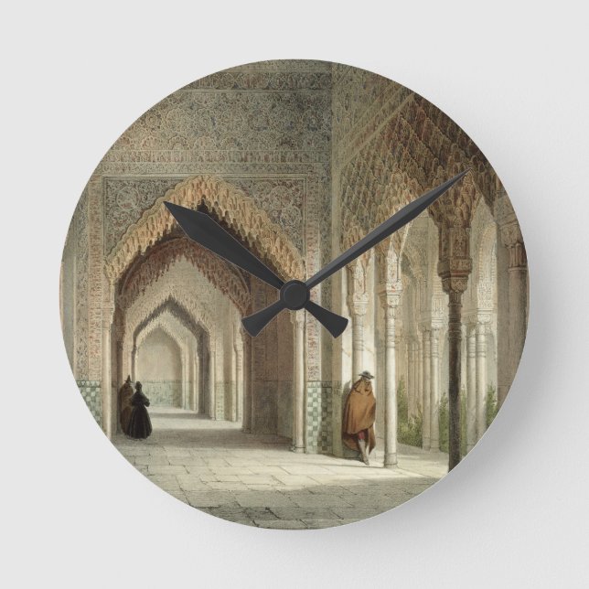 Horloge Ronde Salle de la Cour de l'Alhambra, Grenade, 1853 (écl (Recto)