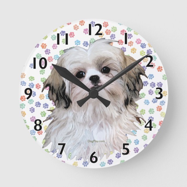 Horloge Ronde Sally Shih Tzu (Recto)