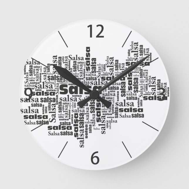 Horloge Ronde Salsa (Recto)