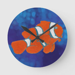Horloge Ronde salwater tropcal clown fish