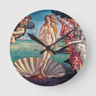 Horloge Ronde Sandro Botticelli - Naissance de Vénus - Beaux-Art