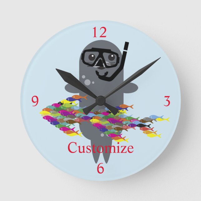 Horloge Ronde Sceau gris Thunder_Cove (Recto)