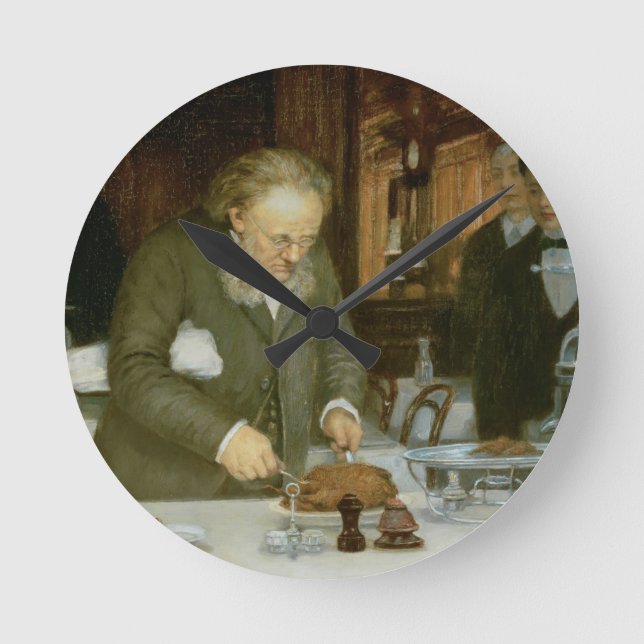 Horloge Ronde Scène au restaurant La Tour d'Argent (Recto)