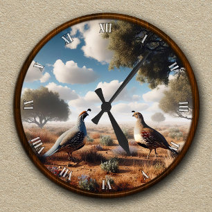 Horloge Ronde Scène personnalisable de Colin de Californie