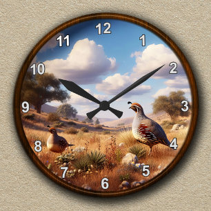 Horloge Ronde Scène personnalisable de Colin de Californie