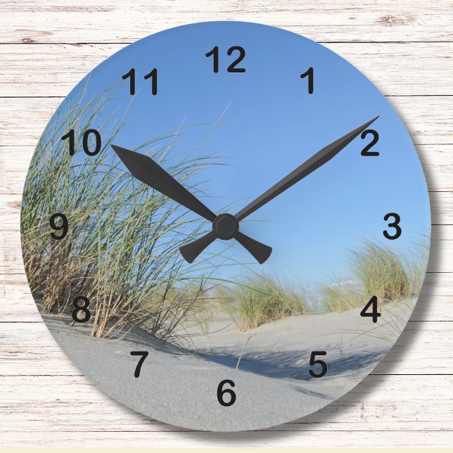 Horloge Ronde schöner Strand (Créateur téléchargé)