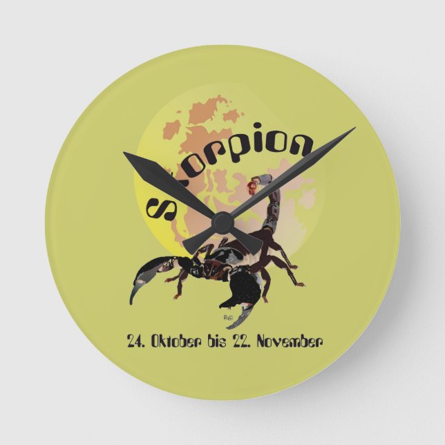 Horloge Ronde Scorpion (Recto)