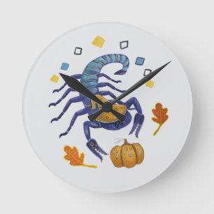 Horloge Ronde scorpion