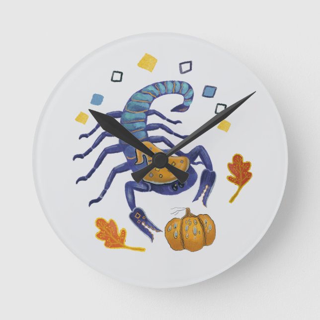 Horloge Ronde scorpion (Recto)