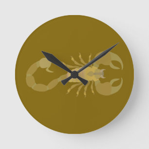 Horloge Ronde Scorpion