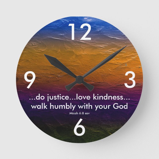 Horloge Ronde Scripture (Recto)