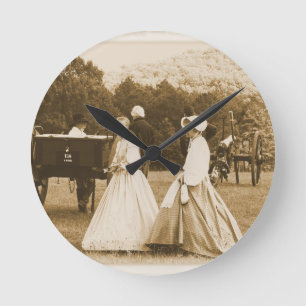 Horloge Ronde Se promener sur le champ de bataille