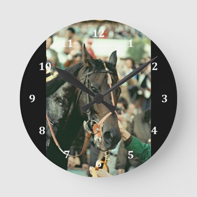 Horloge Ronde Seattle Slew Thoroughbred 1978 (Recto)