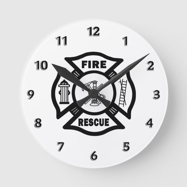 Horloge Ronde Secourt incendie (Recto)