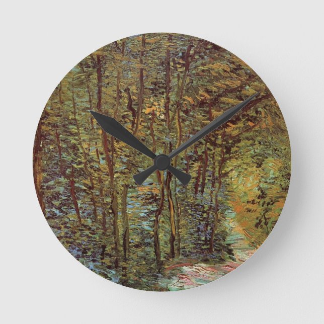 Horloge Ronde Sentier dans les Bois par Vincent van Gogh (Recto)