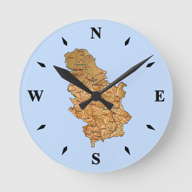 Horloge Ronde Serbia (Recto)