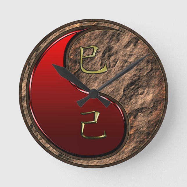 Horloge Ronde Serpent de terre (Recto)