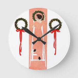 Horloge Ronde Serrer les couronnes