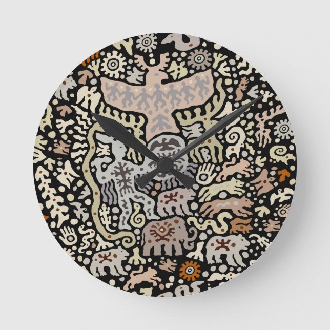 Horloge Ronde Shaman Peyote Ritual (Recto)