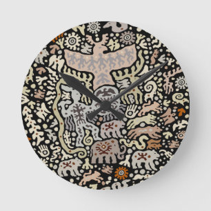 Horloge Ronde Shaman Peyote Ritual