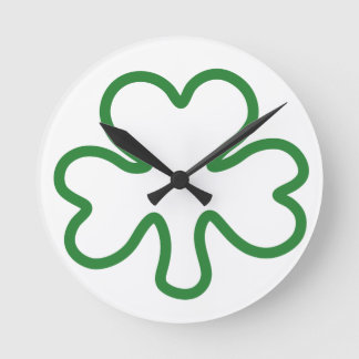 Horloge Ronde Shamrock