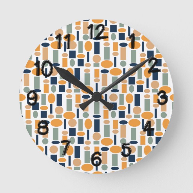 Horloge Ronde Shape Pattern  (Recto)