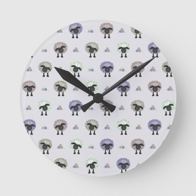 Horloge Ronde Sheep (Recto)