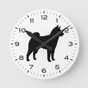 Horloge Ronde Shiba Inu