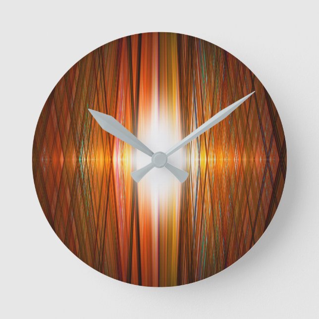 Horloge Ronde Shining starburst grid (Recto)